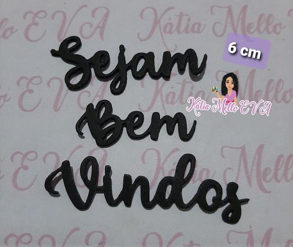 15 peças Sejam bem vindos eva 7 CM