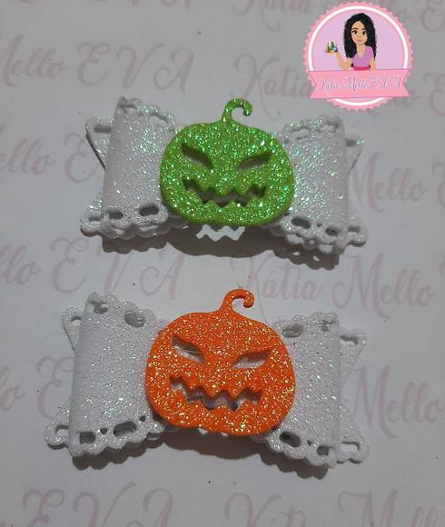 3 cm Halloween em Eva com Gliter Neon