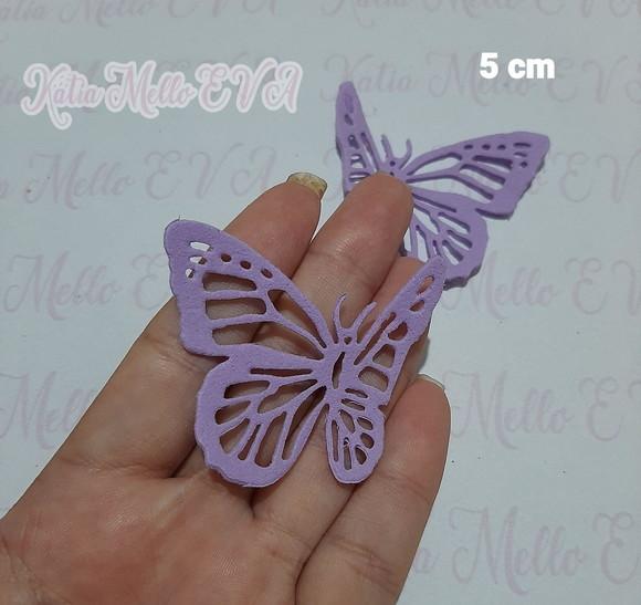 5 cm Borboletas Candy Coloreva