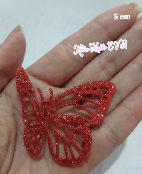 5 cm Borboletas em Eva
