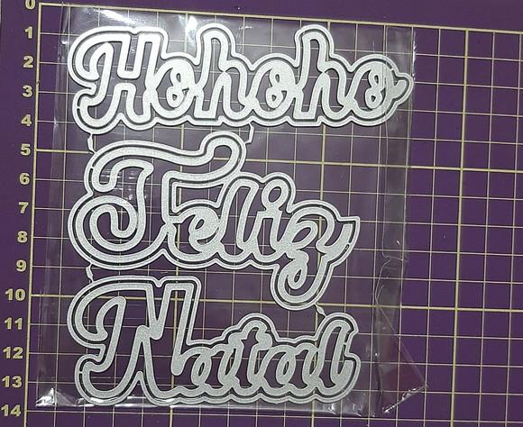 5 cm Faca Feliz Natal