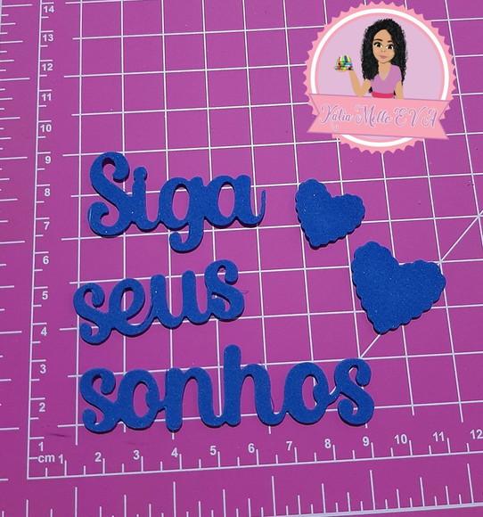 5 cm Siga Seus Sonhos