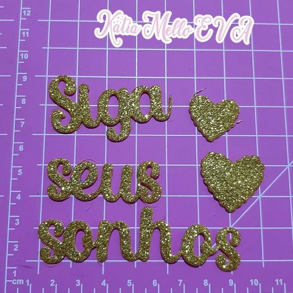 5 cm Siga Seus Sonhos