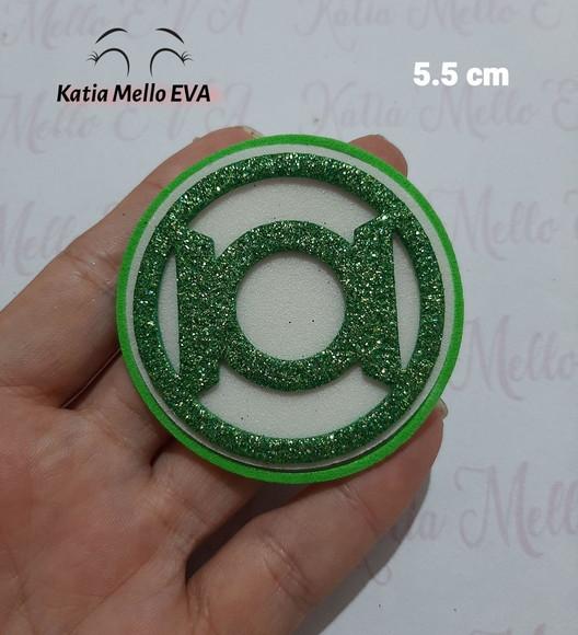 5.5 cm Lanterna Verde em Eva