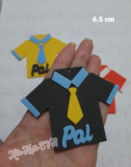 6.5 cm Camiseta em Eva Dia dos Pais