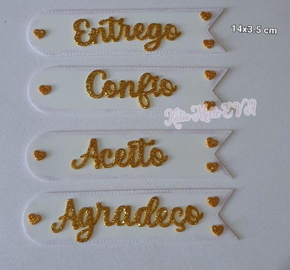 Agradeço, Aceito, Entrego e Confio 7.5 cm