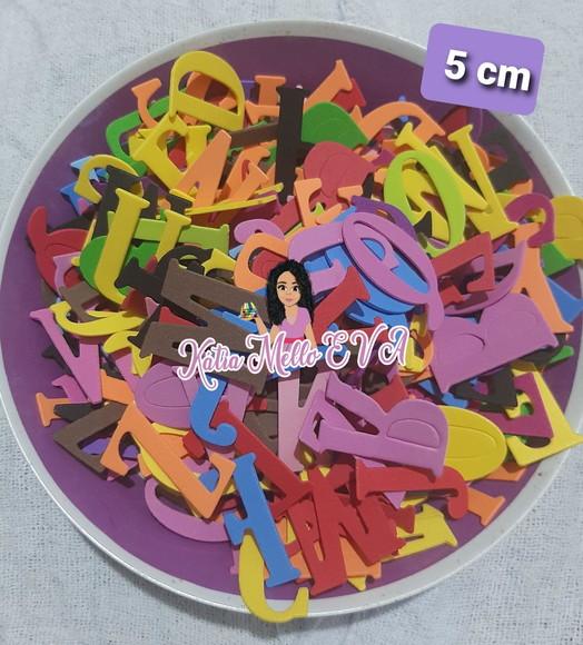 alfabeto em eva 5 cm