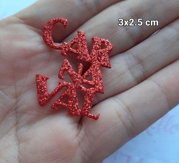 Apliques Carnaval Pet Eva 3cm