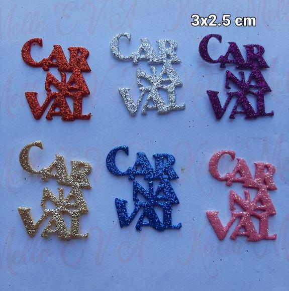 Apliques Carnaval Pet Eva 3cm