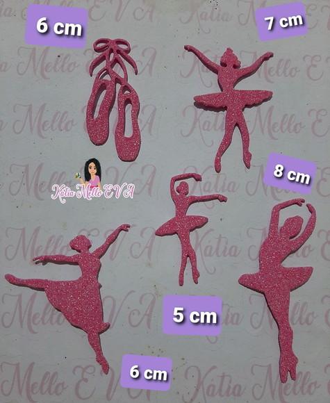 bailarinas em eva 5 cm kit