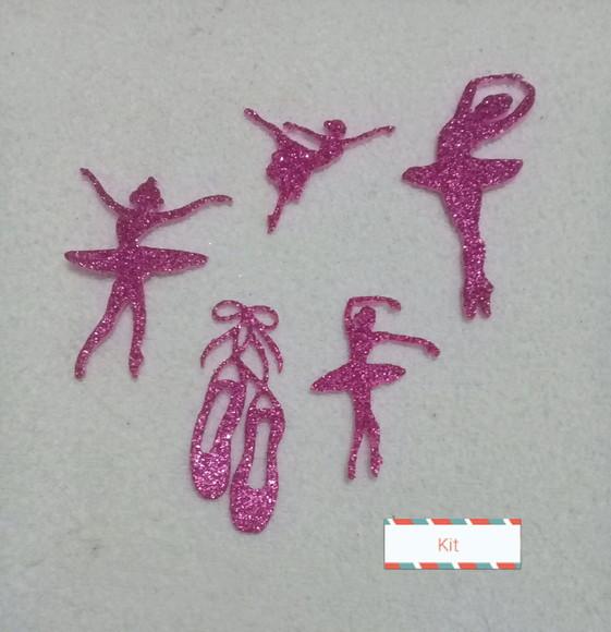 bailarinas em eva 5 cm kit