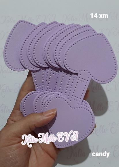 Base Chaveiro em Eva 14 cm Cores Candy Color