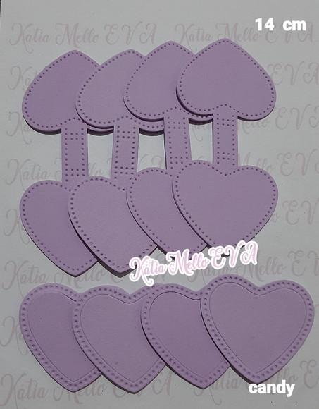 Base Chaveiro em Eva 14 cm Cores Candy Color