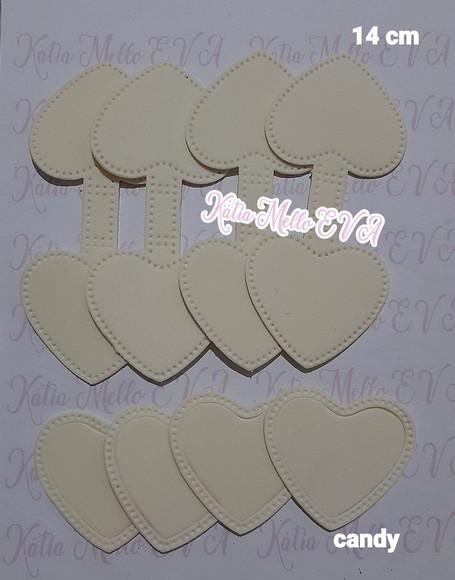 Base Chaveiro em Eva 14 cm Cores Candy Color