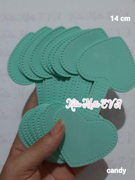 Base Chaveiro em Eva 14 cm Cores Candy Color
