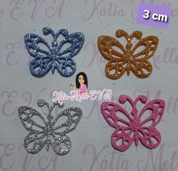 Borboletas em eva 5 cm