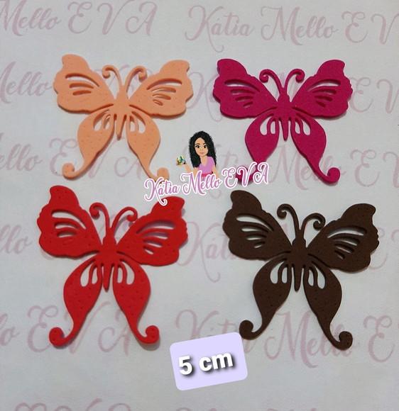 Borboletas em eva 5 cm