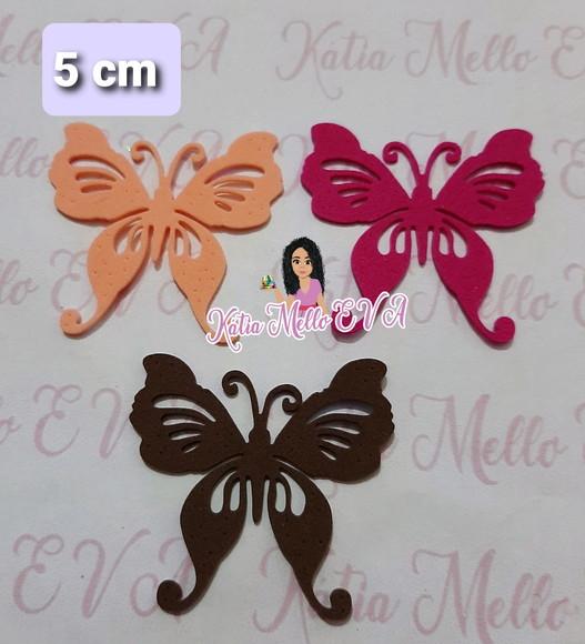Borboletas em eva 5 cm