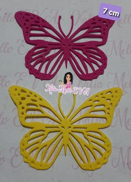 Borboletas em eva 7 cm