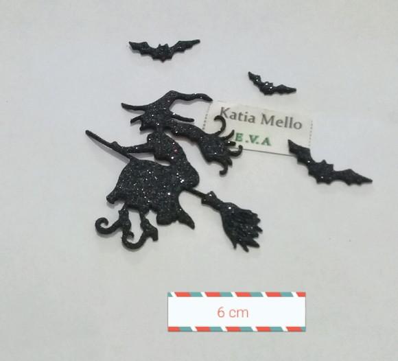 bruxa em eva 6 cm