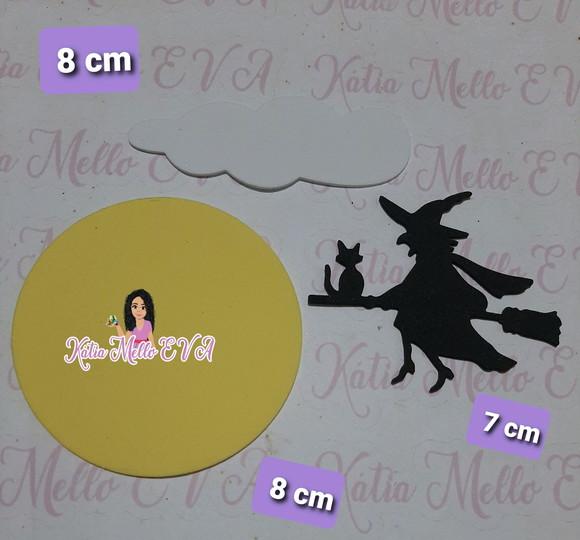 Bruxa em eva 9 cm