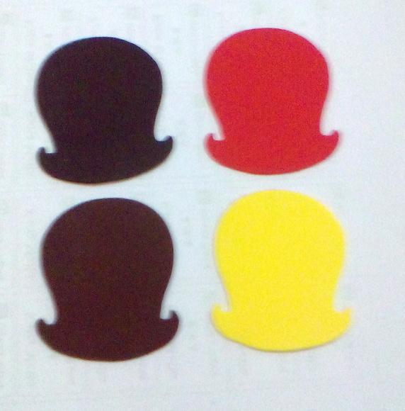Cabelinhos em e.v.a para bonecas