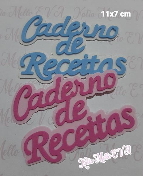 Caderno de Receitas 11 cm