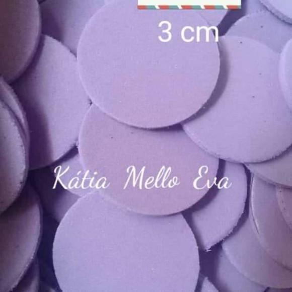 circulo em eva 3 cm