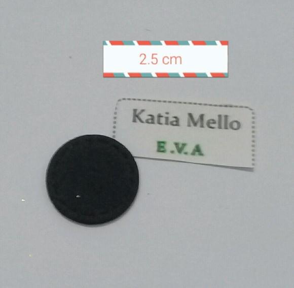 circulos em eva 2.5 cm