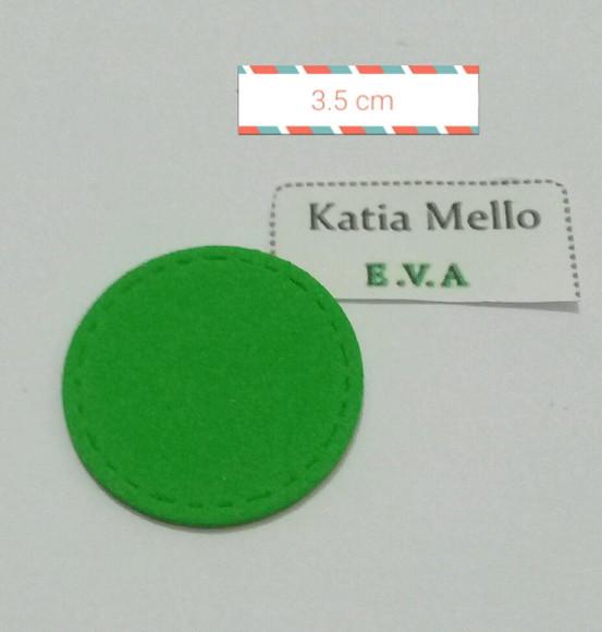 circulos em eva 3,5 cm
