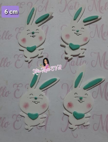 Coelhos em eva 6 cm