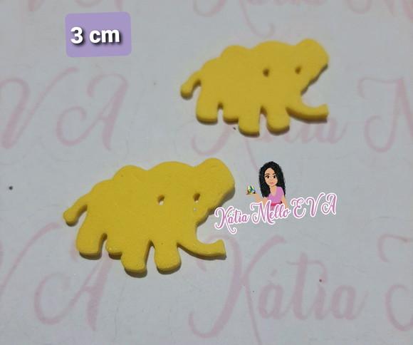 Elefantinhos em eva 3 cm
