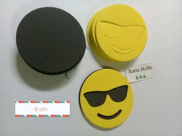 emoji em eva pegue e monte 6 CM