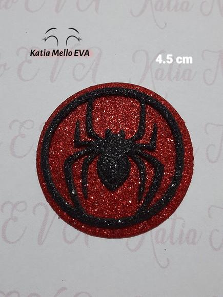 Escudo Homem Aranha em Eva 4,5 cm