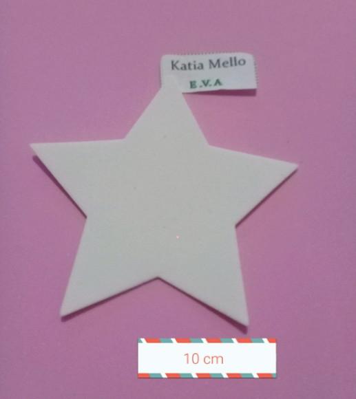 Estrelas em Eva 10 cm