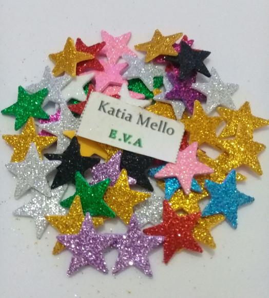 Estrelas em Eva 2.5 cm Sortidas