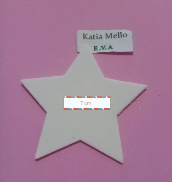 Estrelas em Eva 7 cm