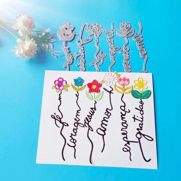 Faca 13 cm Flores