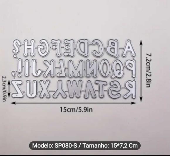 Faca Alfabeto 2 cm