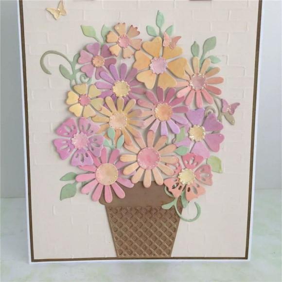 Faca de corte para eva 4 cm flores