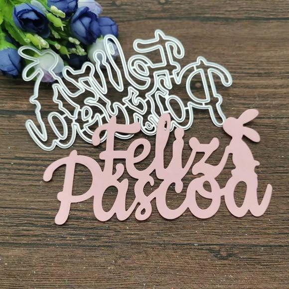 Faca feliz Páscoa 13 cm