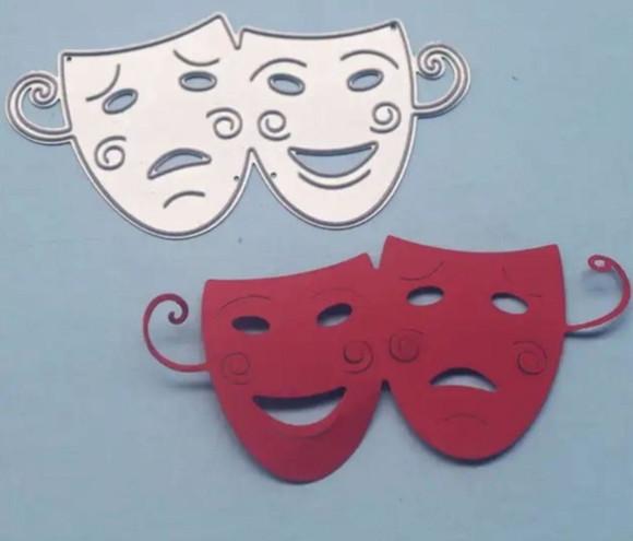 Faca Máscara de Carnaval 8 cm