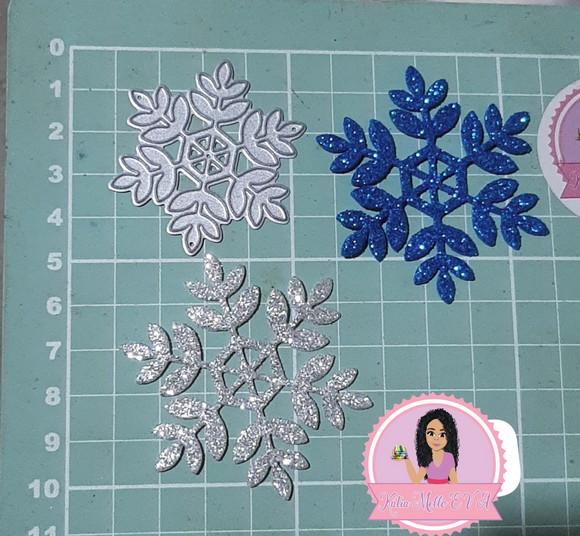 Faquinha Flocos de Neve 5 cm