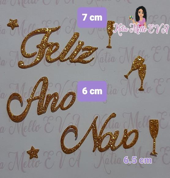 Feliz Ano Novo Eva 7 cm
