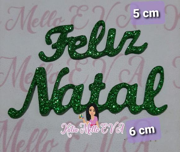 Feliz Natal em Eva 6 cm