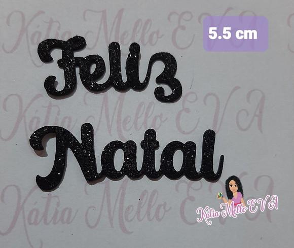Feliz Natal em Eva 5,5 cm