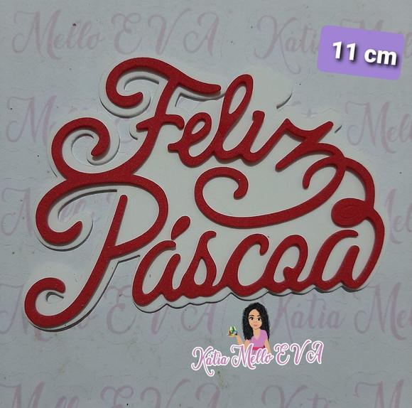 Feliz Páscoa 11 cm