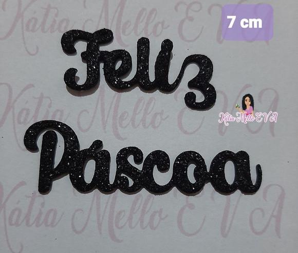 Feliz Páscoa Eva 7 cm