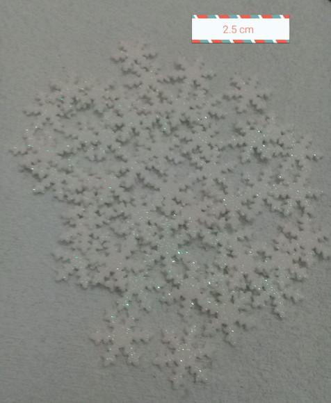 Flocos de Neve em Eva 2,5 cm