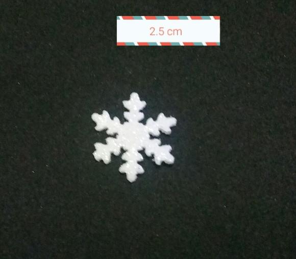Flocos de Neve em Eva 2,5 cm